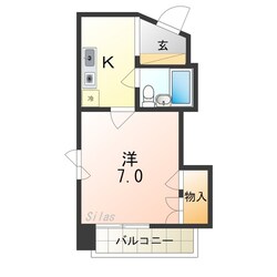 光栄ハイツ千里丘の物件間取画像